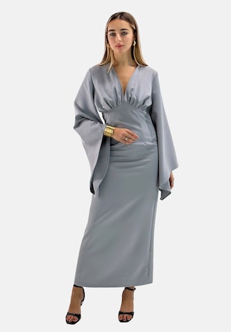 Robe Elara en gris : devant