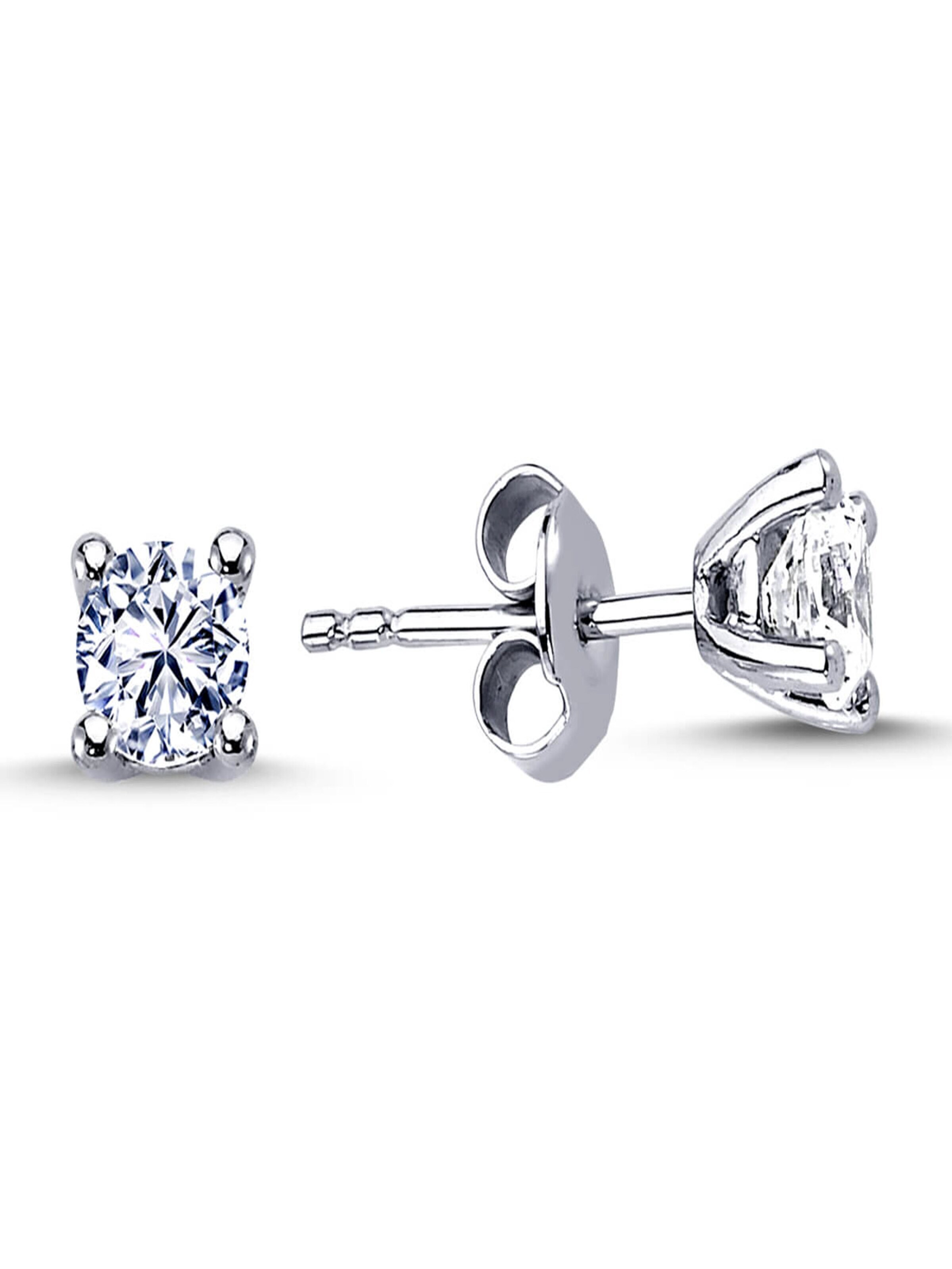 EinStein Diamant Earrings in Gold: front