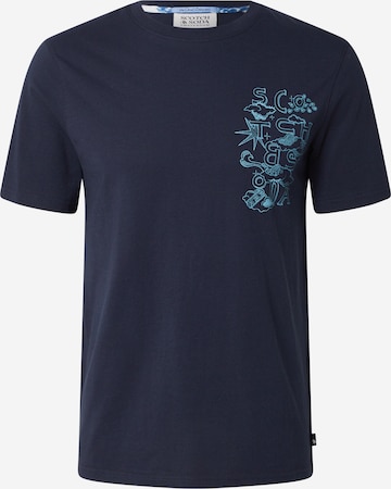 SCOTCH & SODA T-shirt i blå: framsida