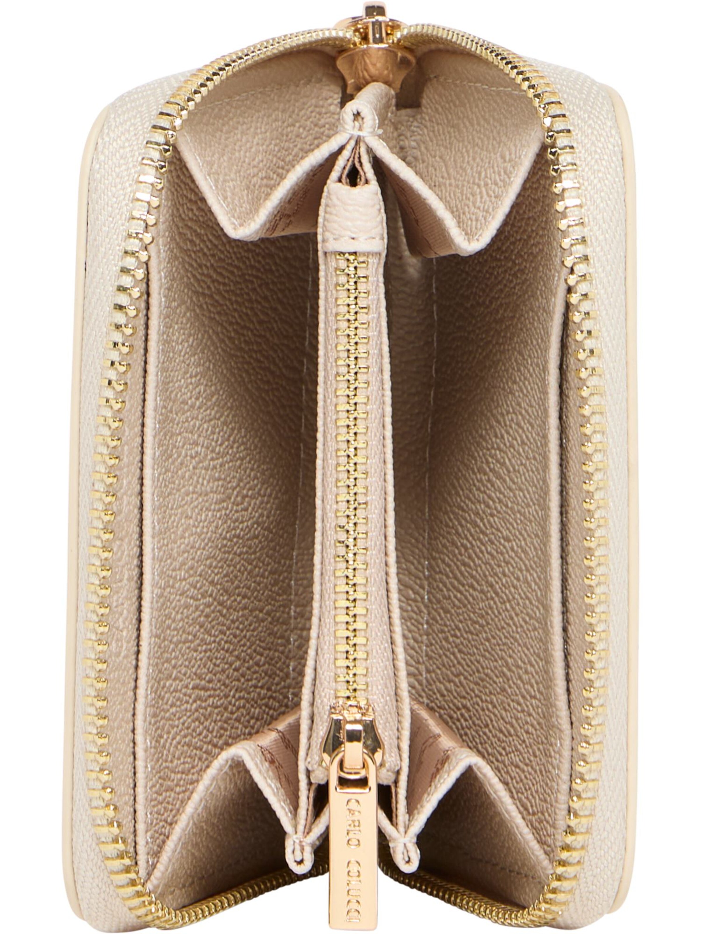 Carlo Colucci Portemonnee 'Elma' in Beige