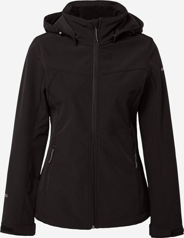 Veste outdoor 'Brenham' ICEPEAK en noir : devant