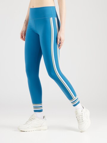 Hurley Skinny Workout Pants in Blue: front