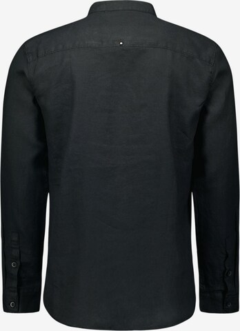 Coupe regular Chemise 'Granddad' No Excess en noir