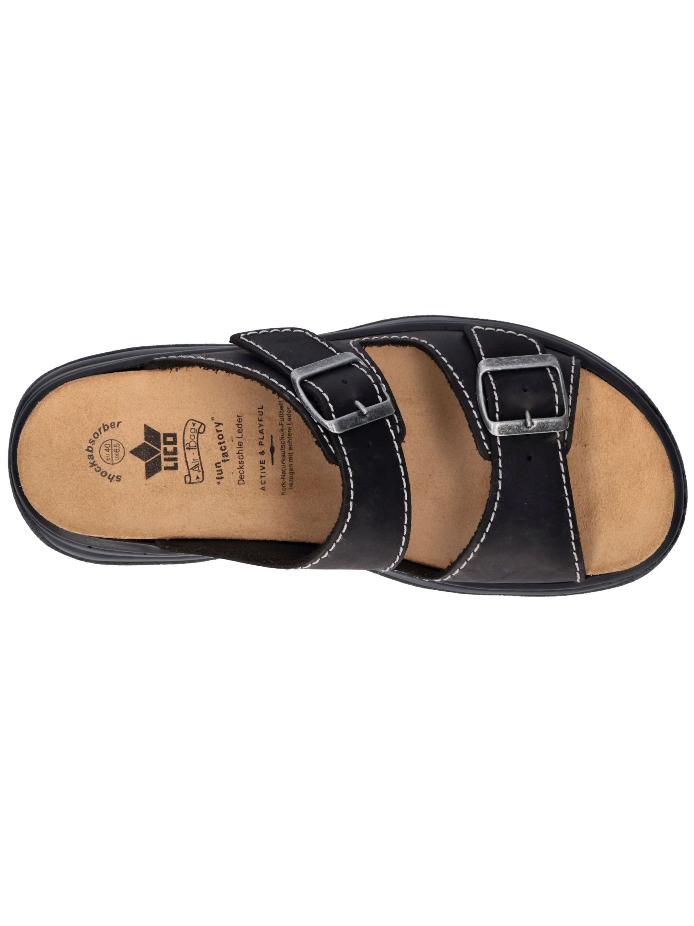 LICO Pantolette in Schwarz