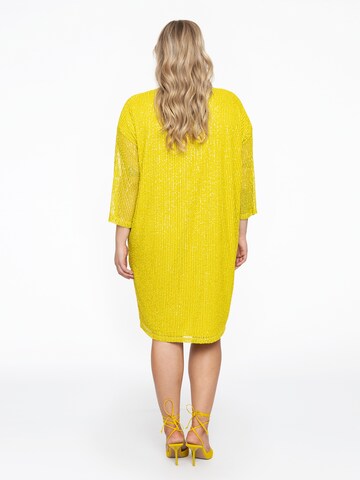 Yoek Dress in Yellow