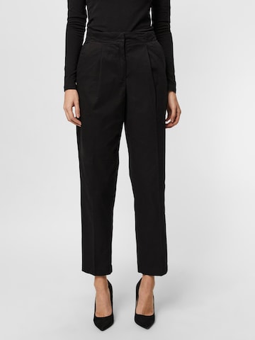 VERO MODA Loose fit Pleated Pants in Black: front