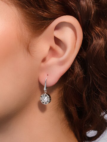 Boucles d'oreilles DKNY en argent : devant