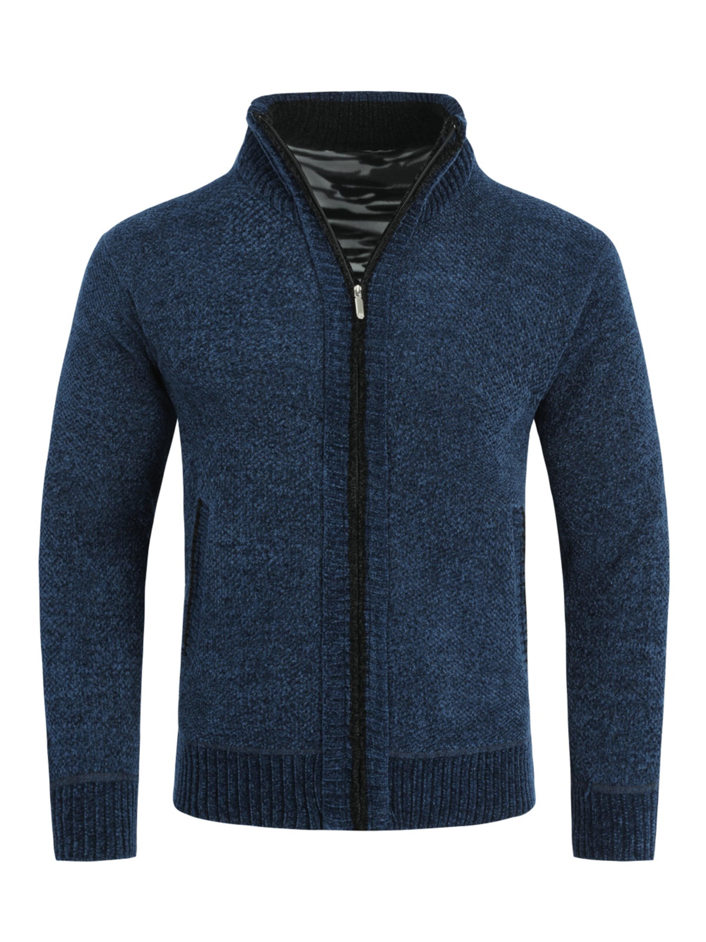 YOUTHUP Strickjacke‌‌‌‌‌ in Blau: Vorderseite