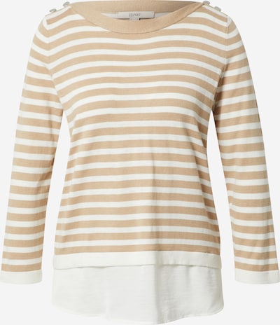 ESPRIT Sweater in Sand / White, Item view
