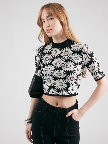 HUGO Sweater 'Slipina' in Black: front
