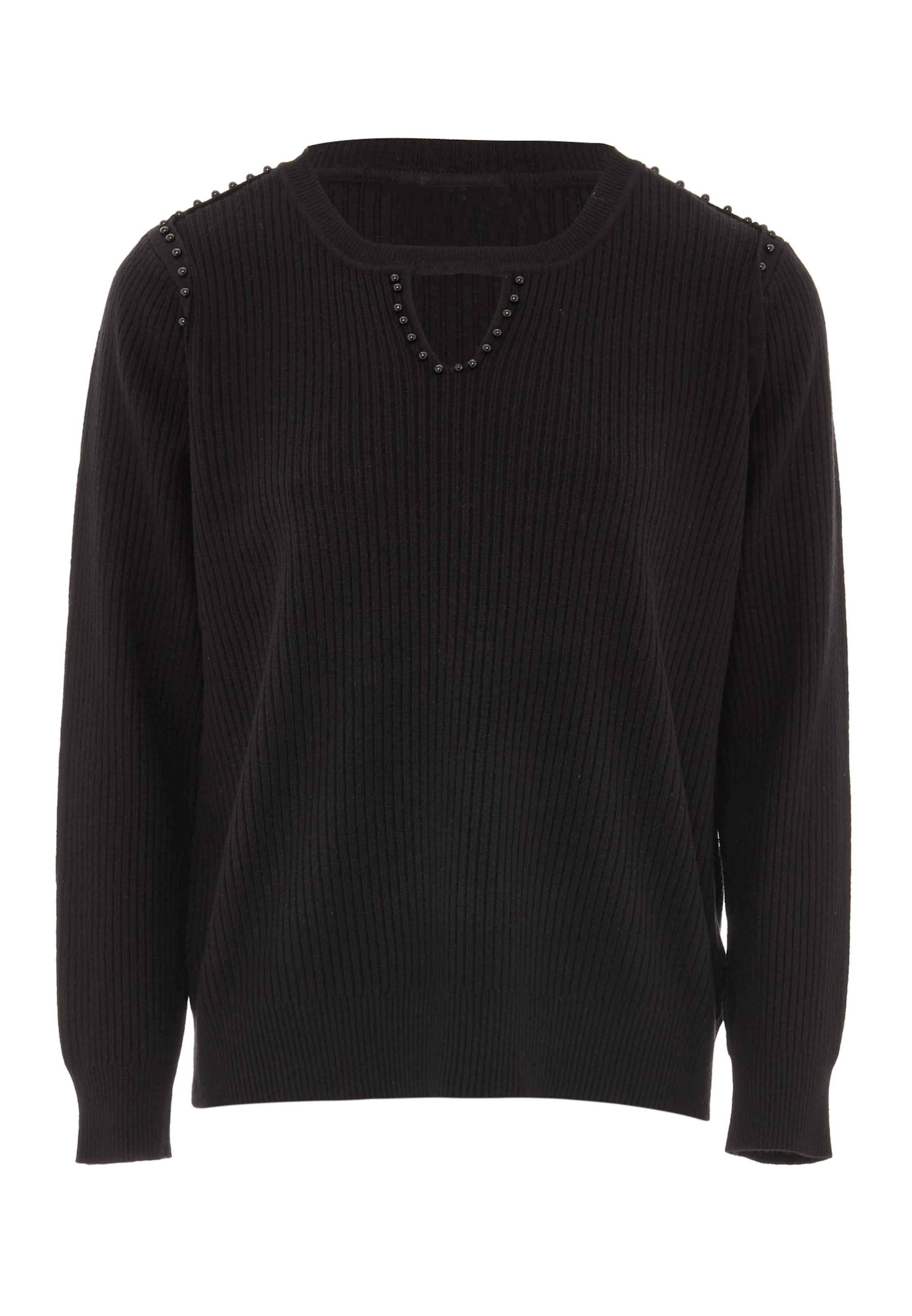 LEOMIA Sweater in Black: front