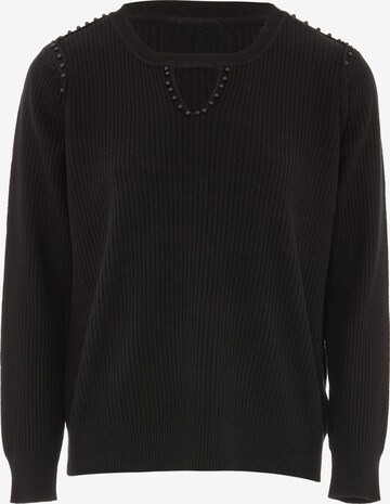 LEOMIA Pullover in Schwarz: predná strana