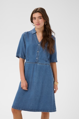 Cream Dress 'Marelli' in Blue: front