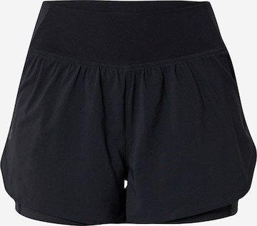 UNDER ARMOUR Loosefit Sportbroek 'Flex Woven' in Zwart: voorkant