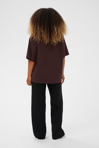 Cream Shirt 'Okina' in Brown