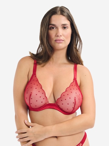 ETAM Balconette BH 'Gamme' in Rot