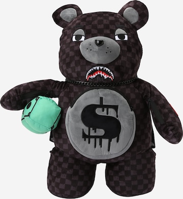 Sprayground - Mochila 'DRIPPING SHARKS IN PARIS MONEYBEAR TEDDY' en negro: frente