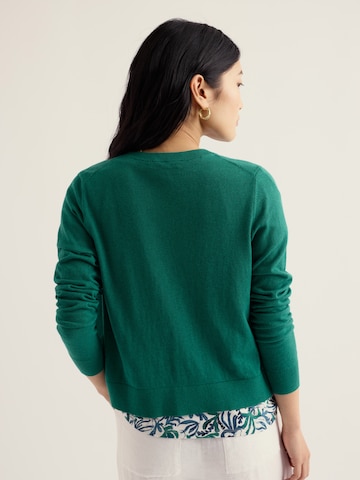 Cardigan 'Dancing Light' Seasalt Cornwall en vert