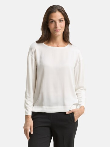 TOM TAILOR Shirt in Wit: voorkant