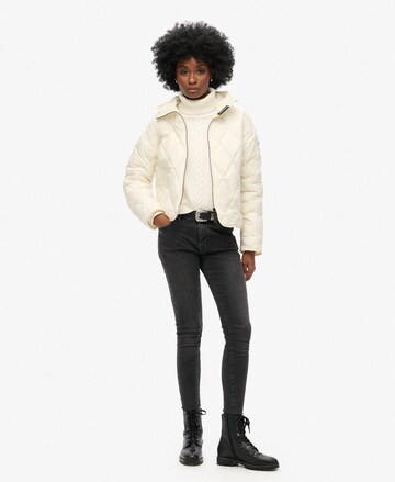 Veste mi-saison Superdry en blanc