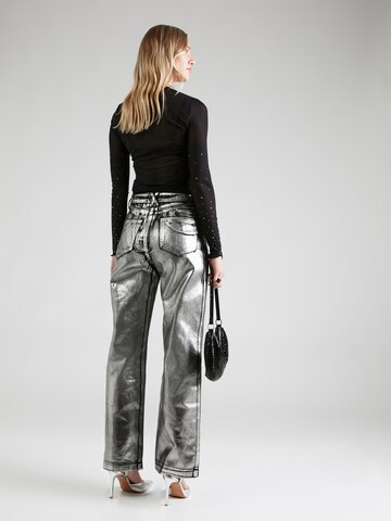 Nasty Gal Loosefit Jeans i silver