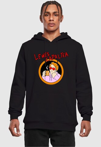 Merchcode Sweatshirt 'Lewis Capaldi - CapalTea' in Schwarz: predná strana