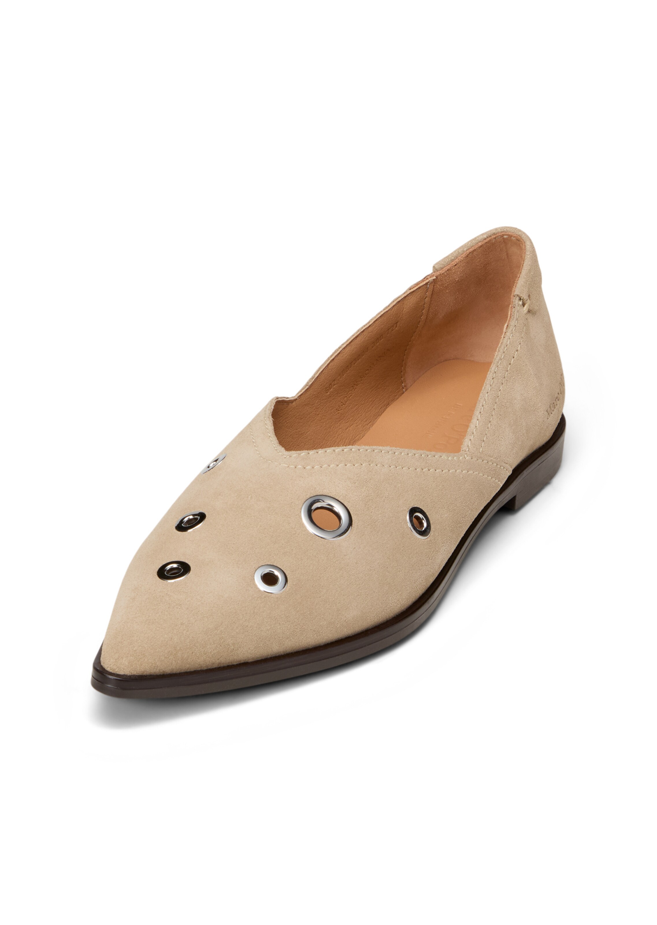Marc O'Polo Ballerina 'Camilla' in Beige: front