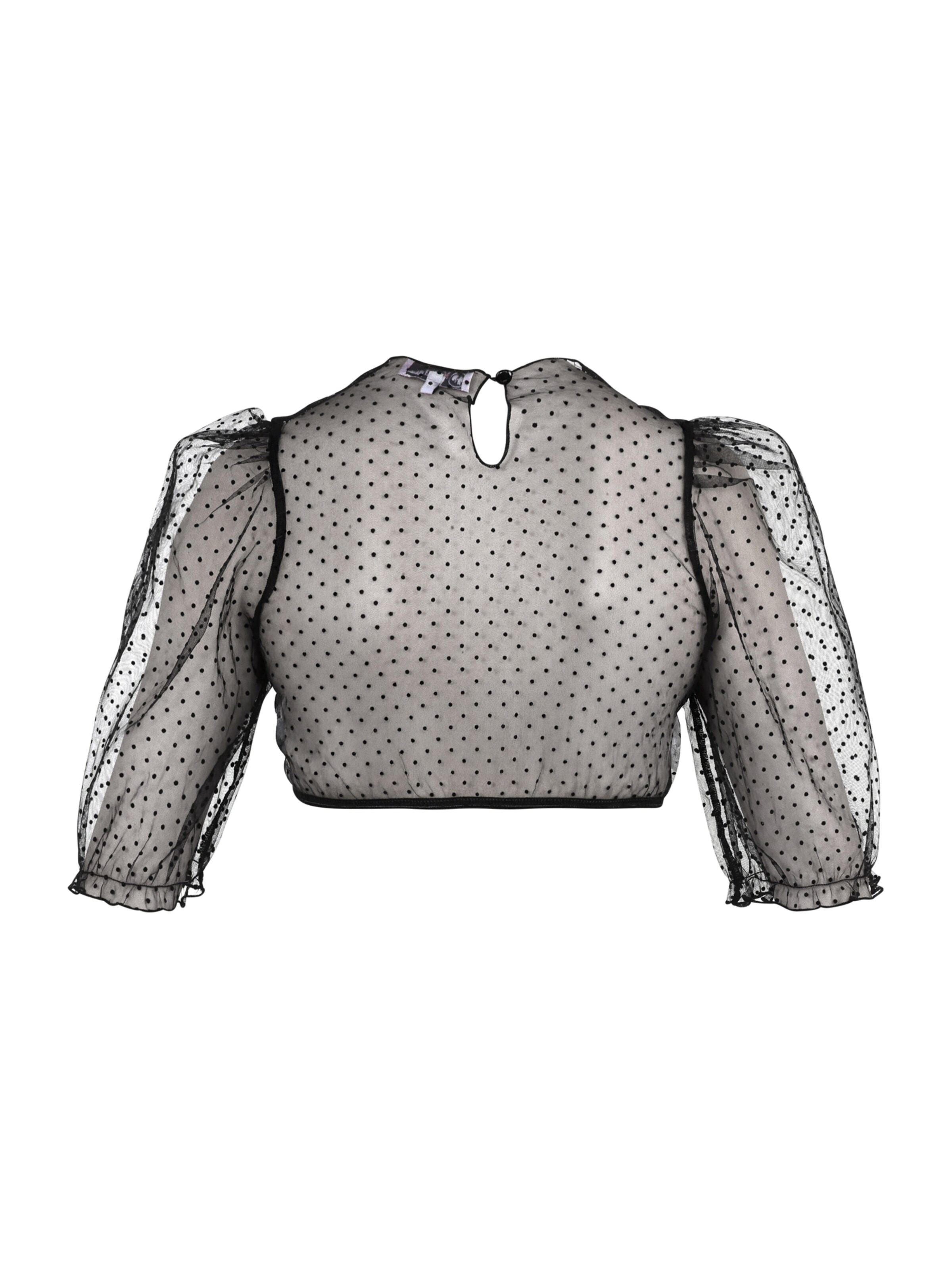 MARJO - Blusa tradicional 'Dammbach' en negro