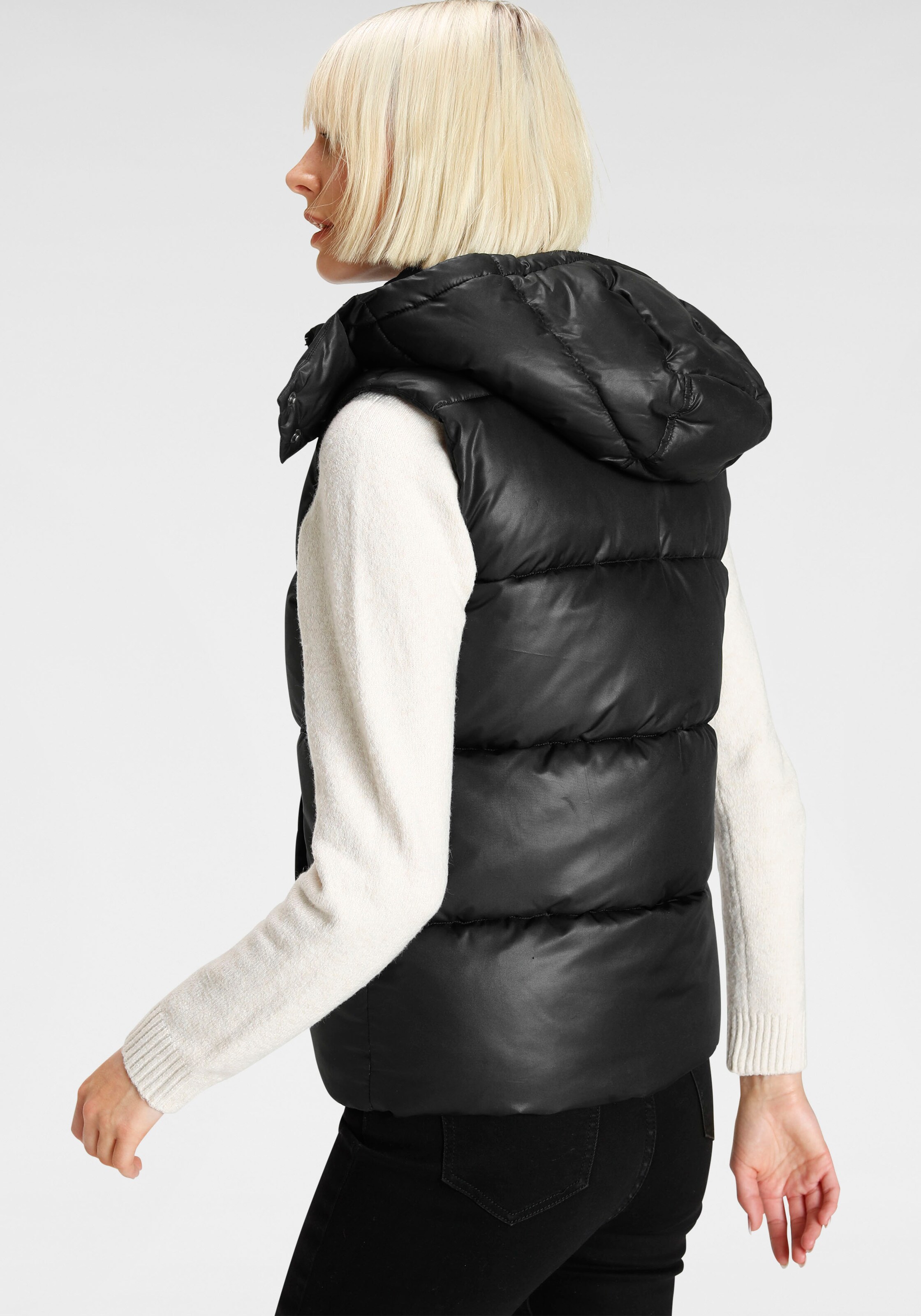 ALPENBLITZ Weste in Schwarz