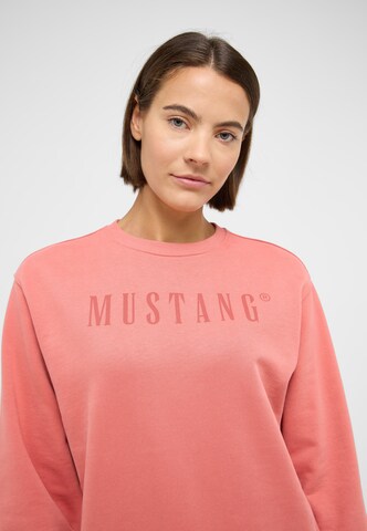 MUSTANG Sweatshirt 'Style Aberdeen ' in Pink