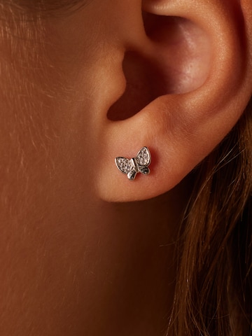 Boucles d'oreilles Lucardi en argent