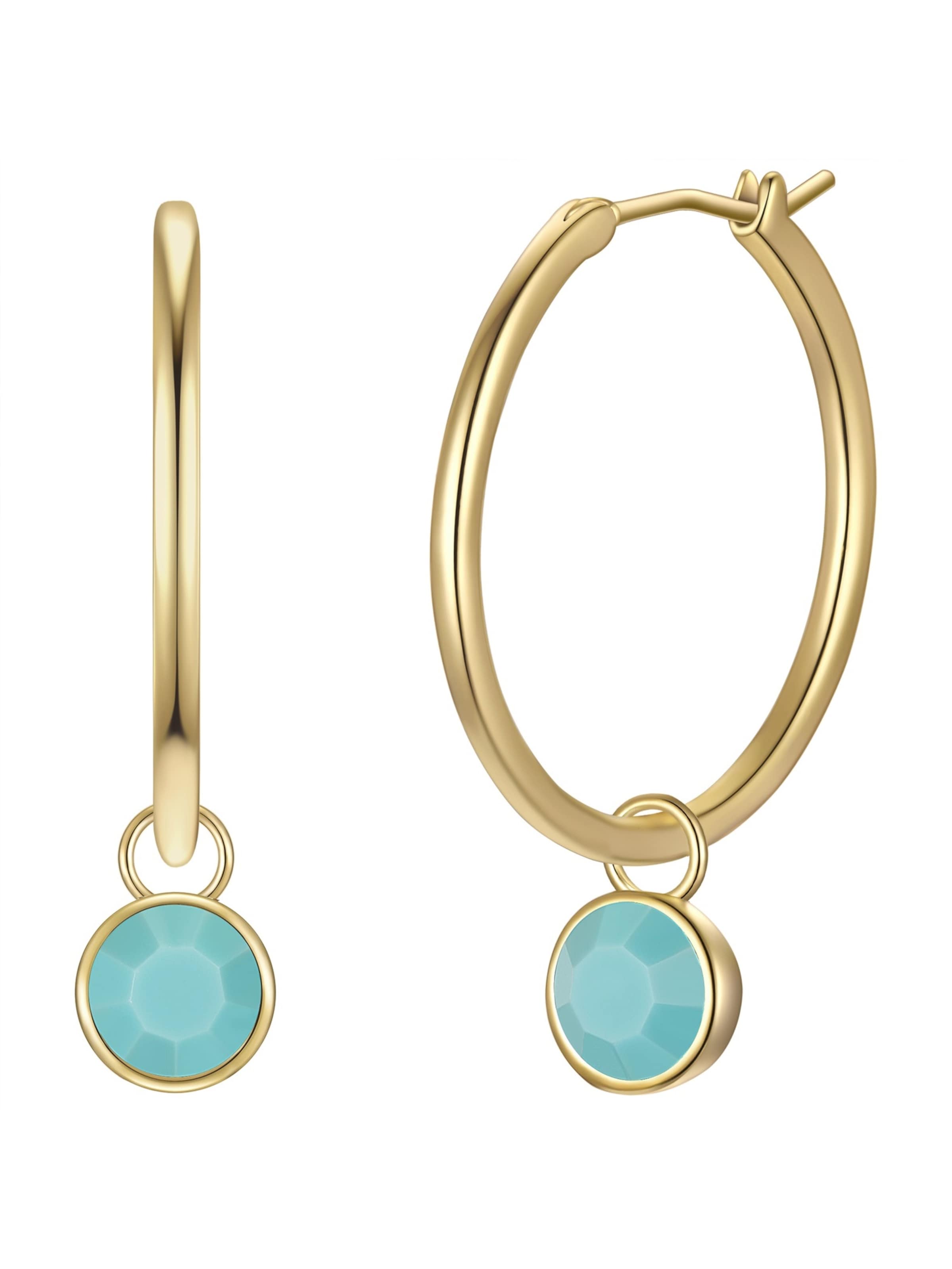 Yokoamii Earrings in Gold: front