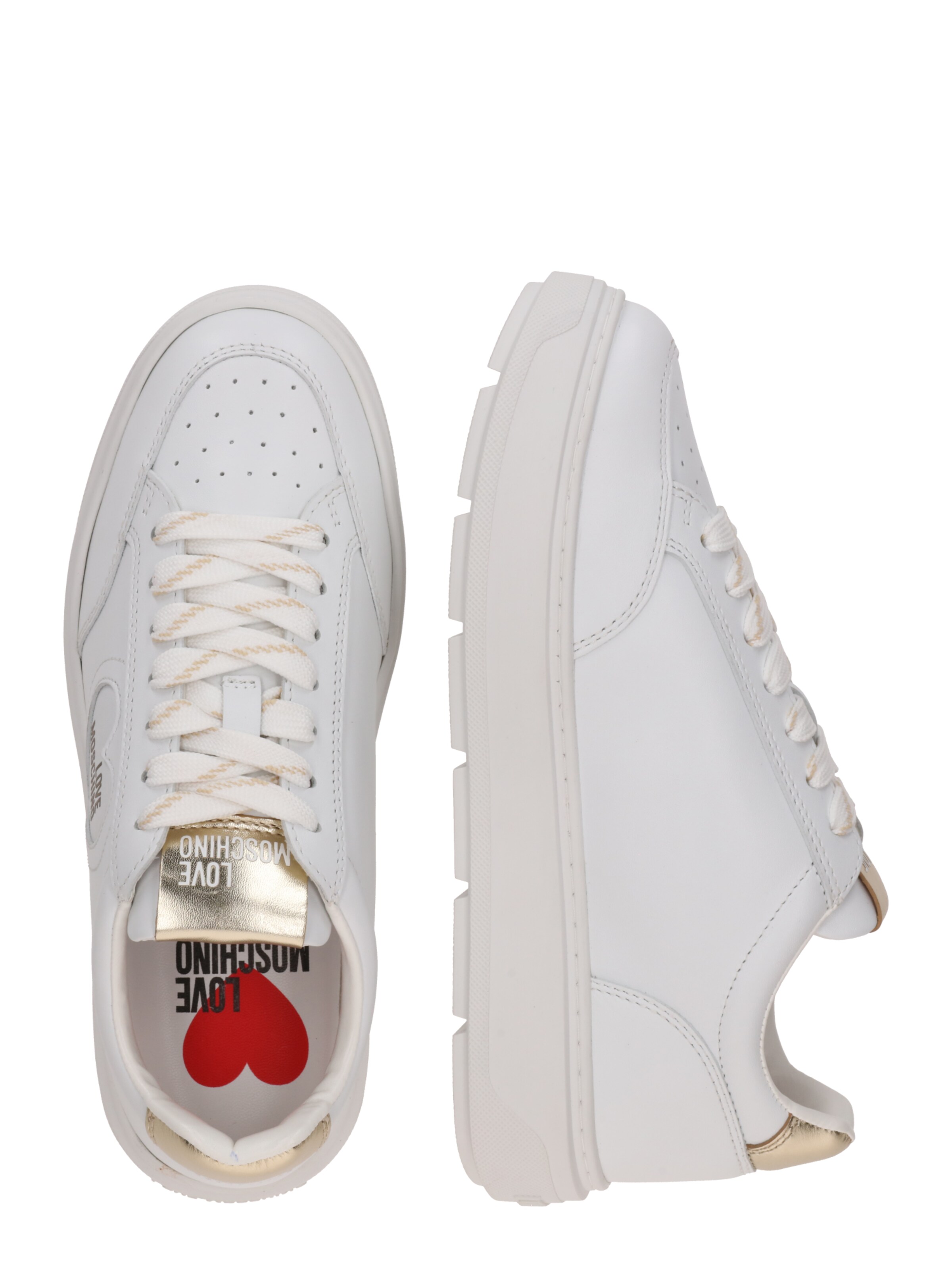 Love Moschino Låg sneaker 'BOLD40' i vit