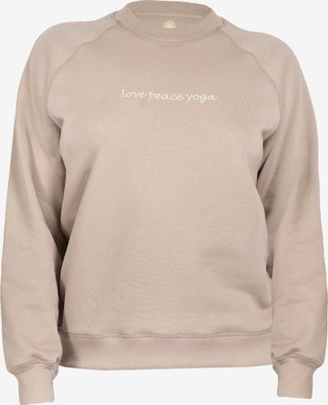 Magadi Sportsweatshirt 'Bella' in Beige: Vorderseite