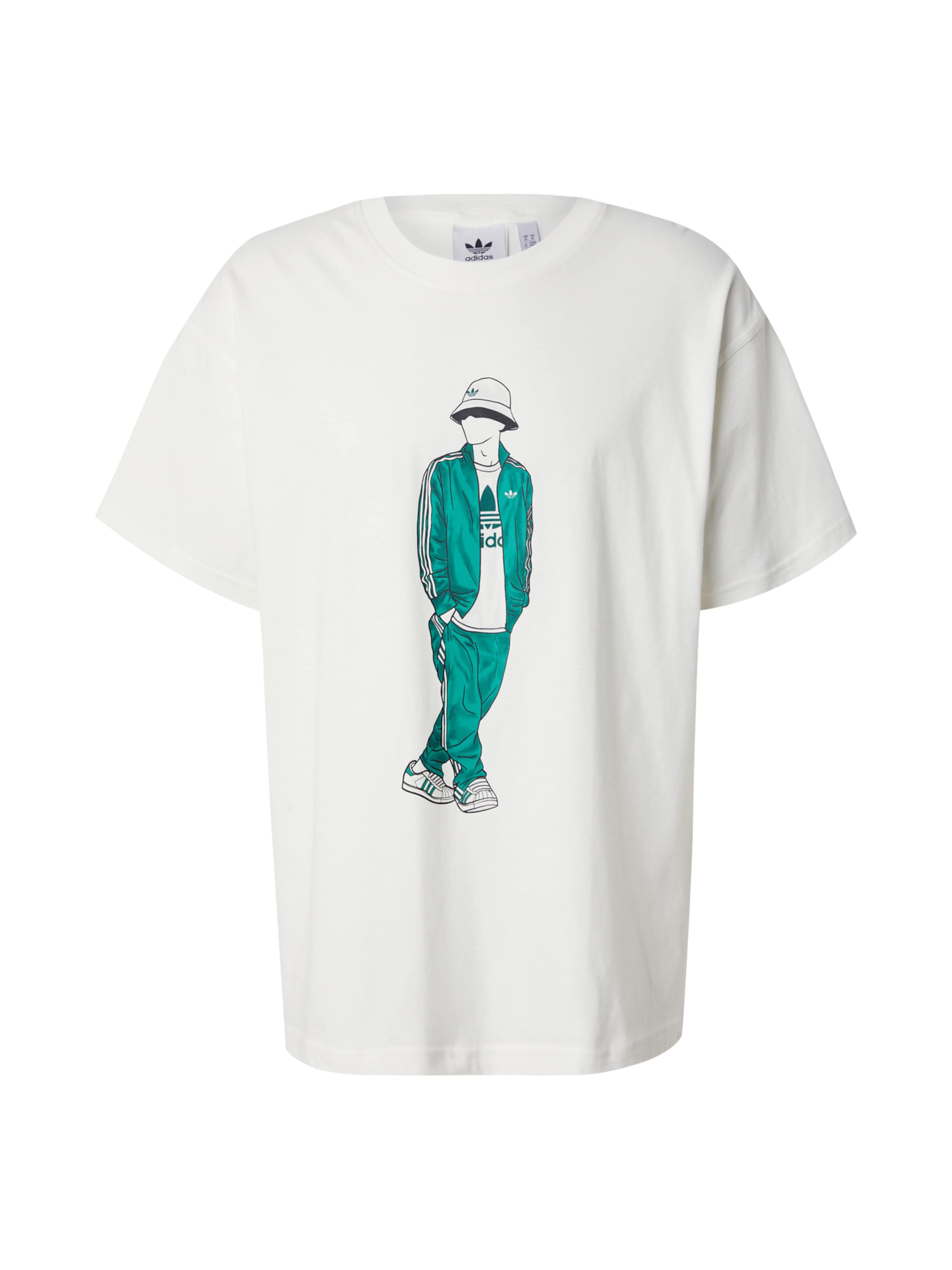 ADIDAS ORIGINALS Koszulka w kolorze biały: przód