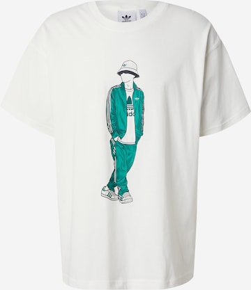 T-Shirt ADIDAS ORIGINALS en blanc : devant