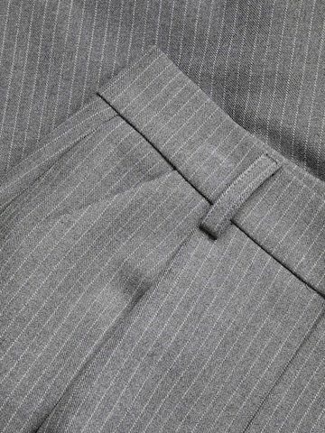 JJXX Loose fit Pleat-Front Pants 'Hazy' in Grey