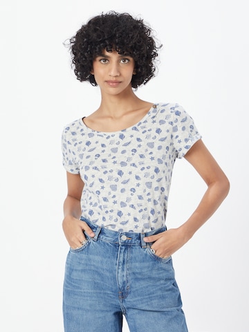 Ragwear T-Shirt 'FLORAH' in Weiß: Vorderseite