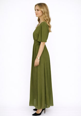 Abito da sera di Elara in verde