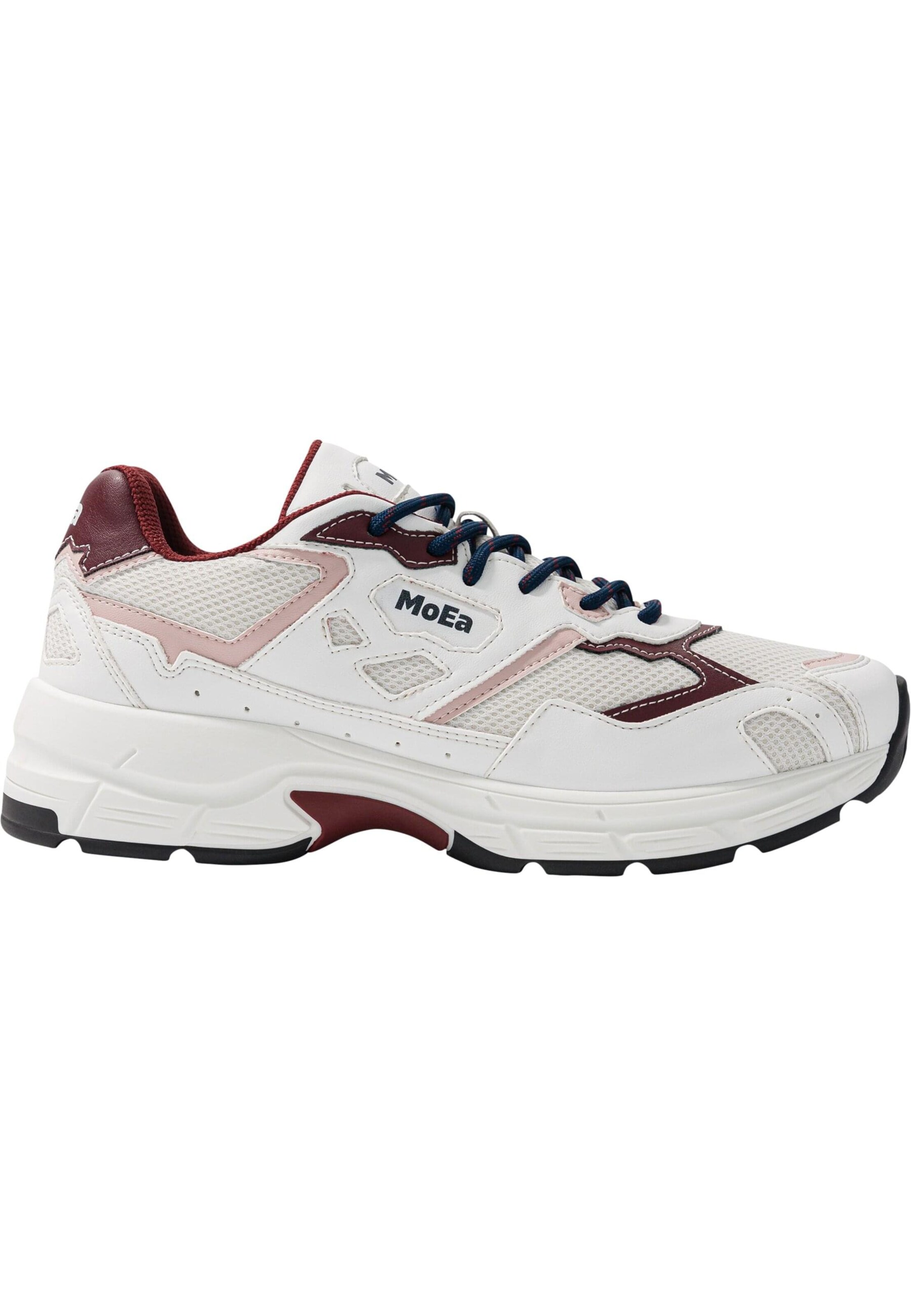 Sneaker bassa 'Gen8' di MoEa in bianco: frontale