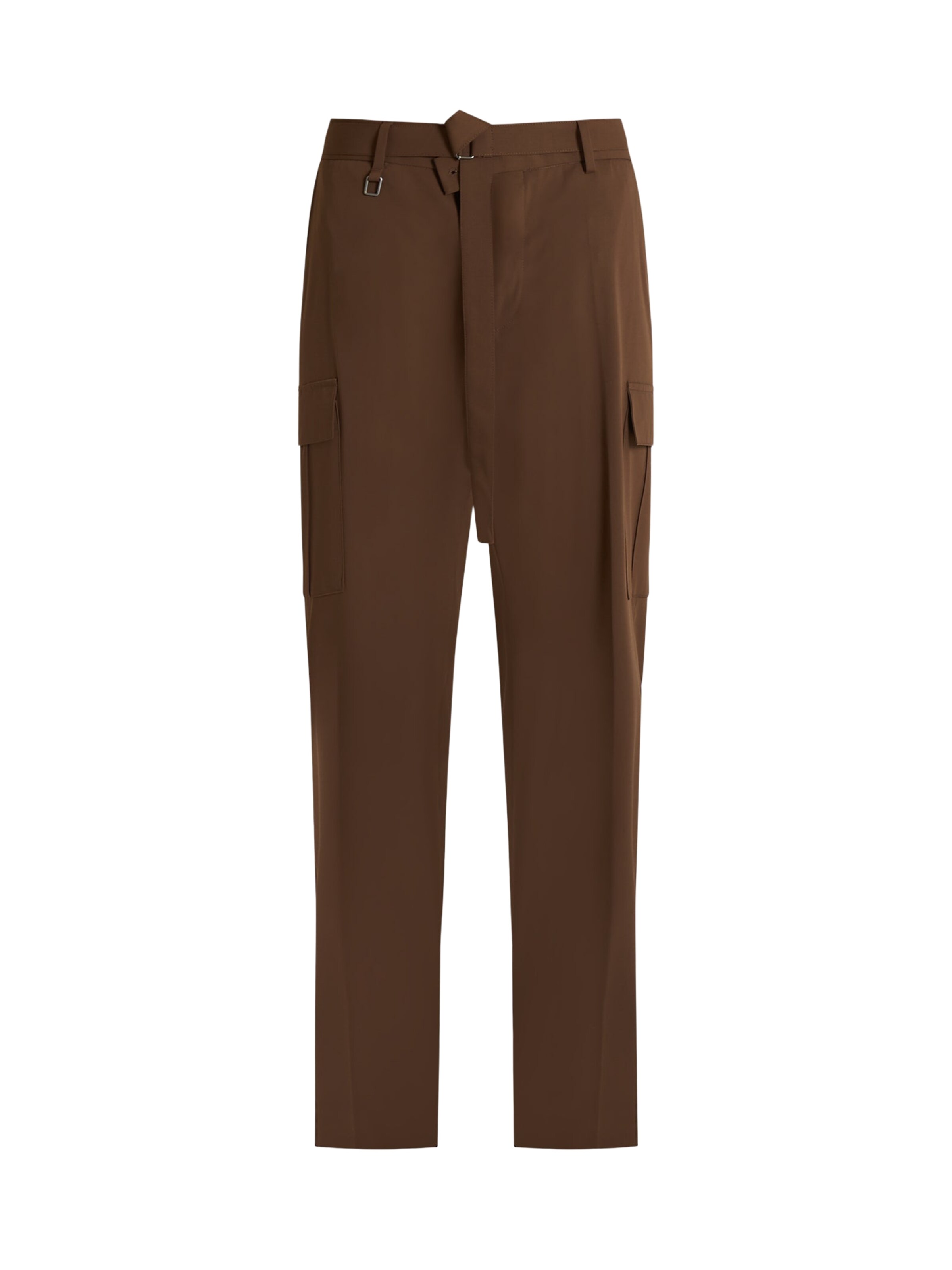 Pantalon cargo SSEINSE en marron : devant