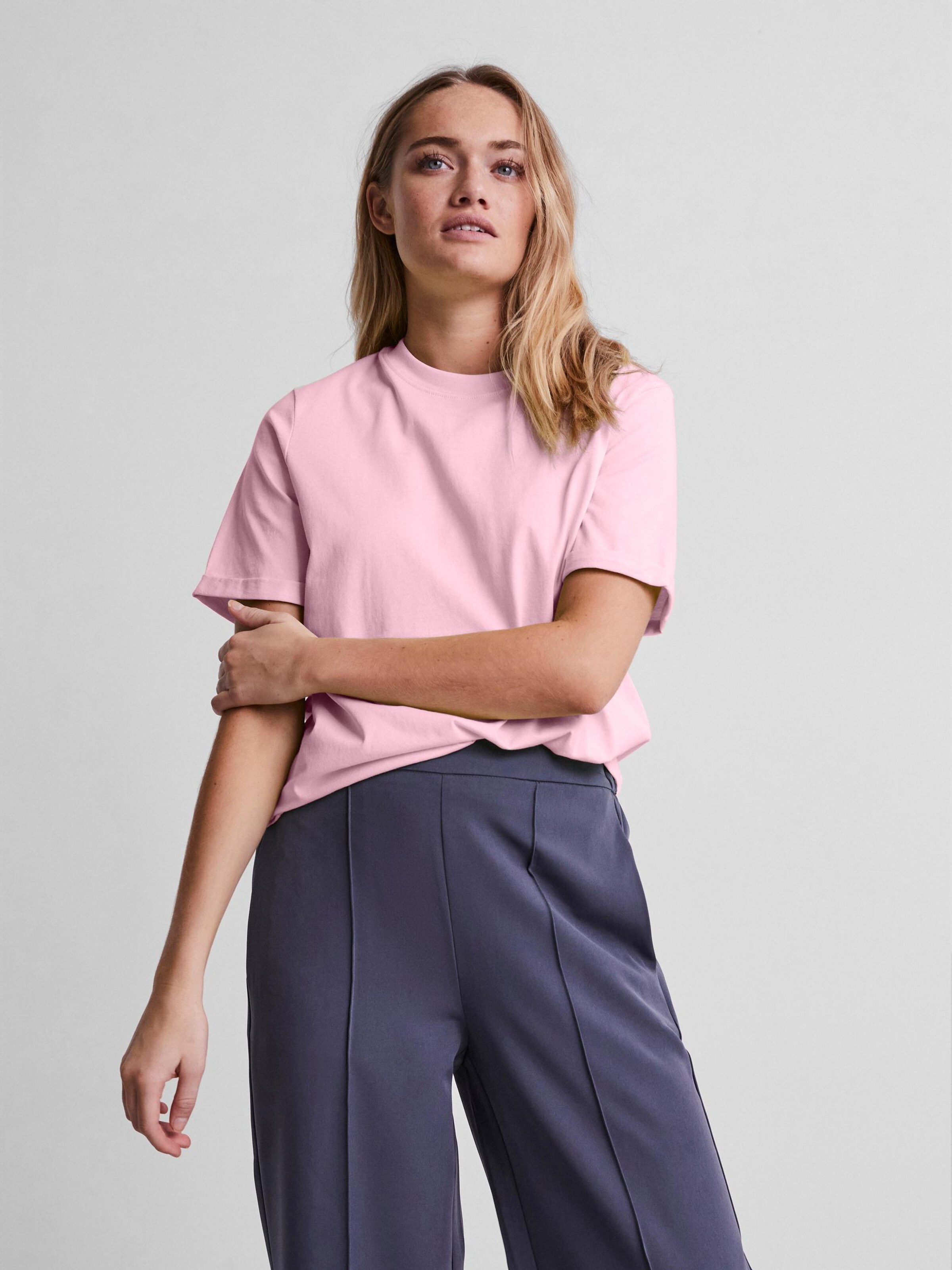Frauen Shirts & Tops PIECES T-Shirt 'Ria' in Pastellpink - DC34242