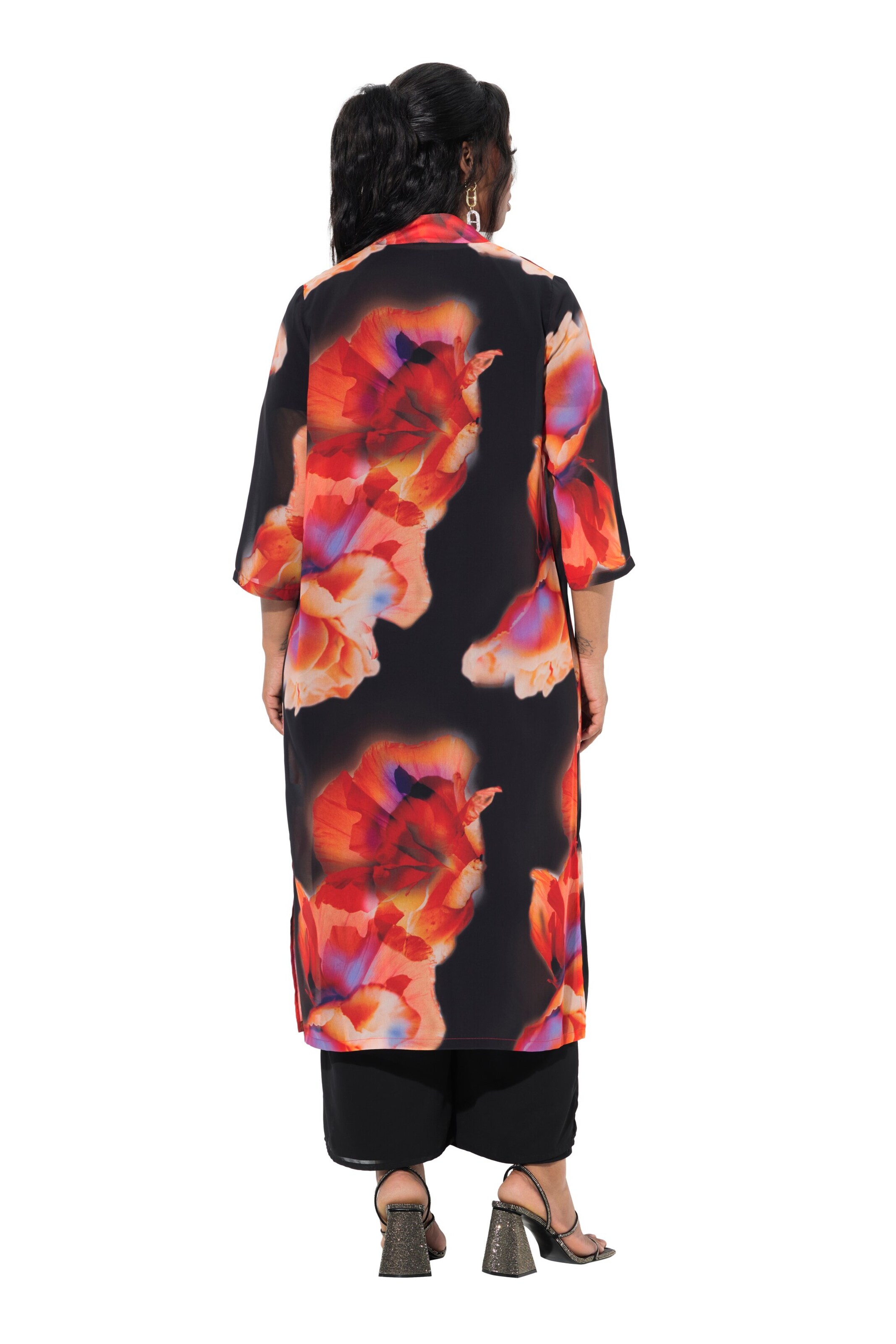 Ulla Popken Übergangsjacke in Schwarz