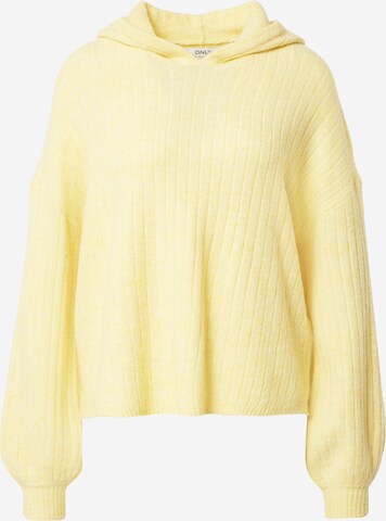 Pull-over 'Corrine' ONLY en jaune : devant