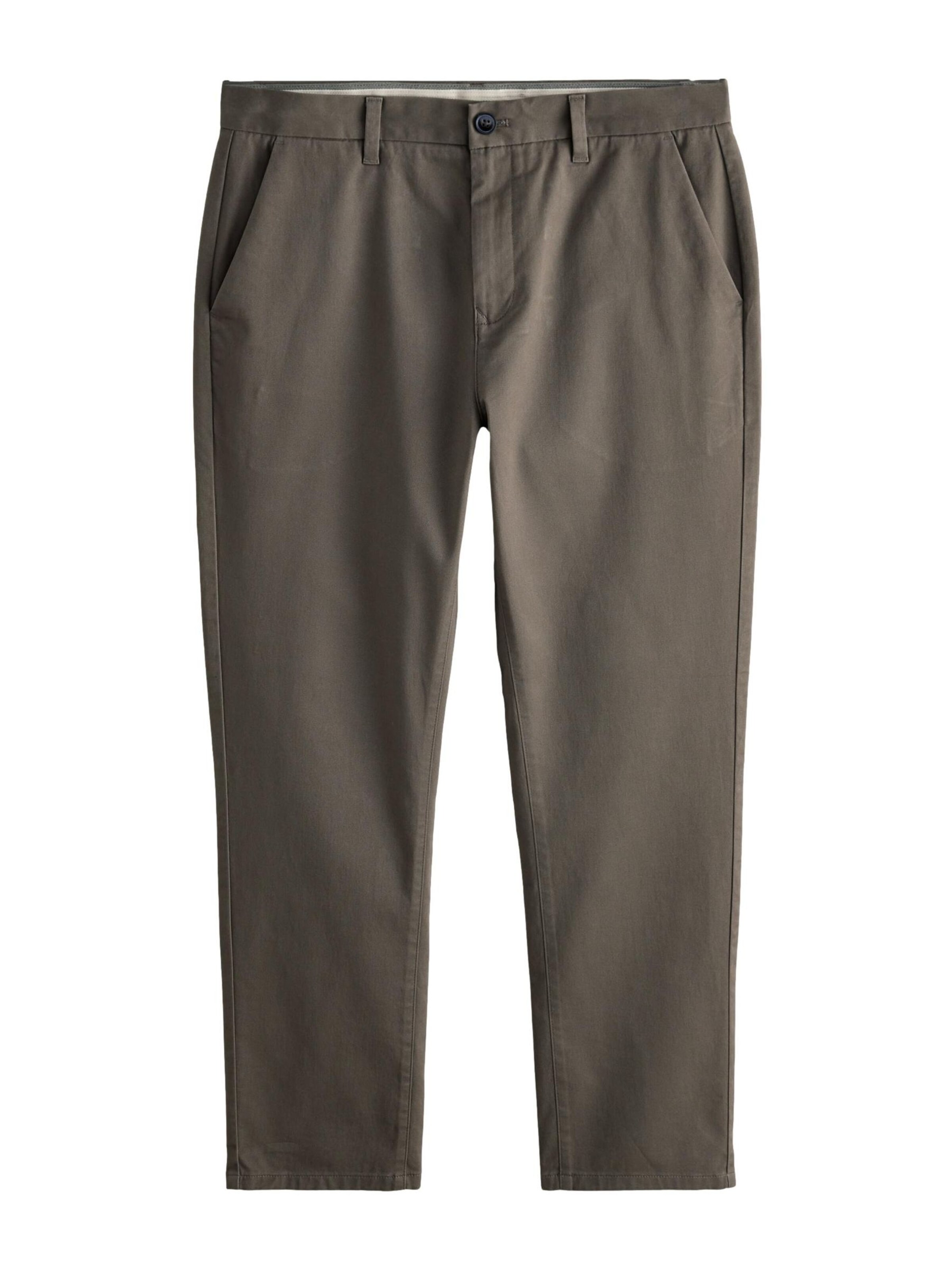 Next Слим Штаны в Коричневый: спереди