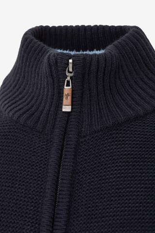 DENIM CULTURE Knit cardigan 'DARWIN' in Blue