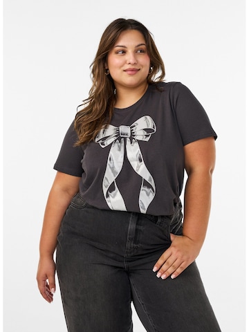Zizzi Shirt 'VLIZ H' in Black