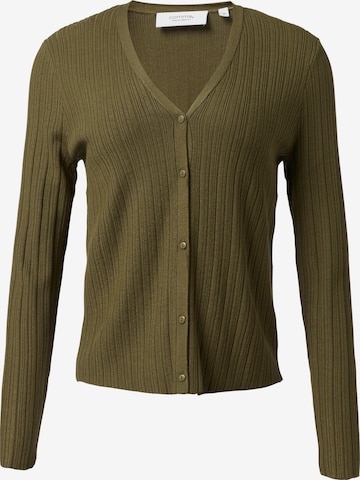 comma casual identity Knit Cardigan in Green: front