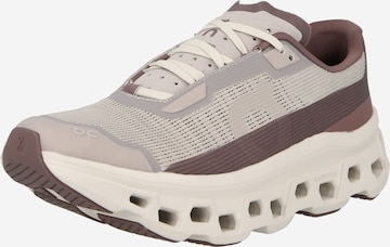 On Laufschuh 'Cloudmonster Void' in Grau: Vorderseite