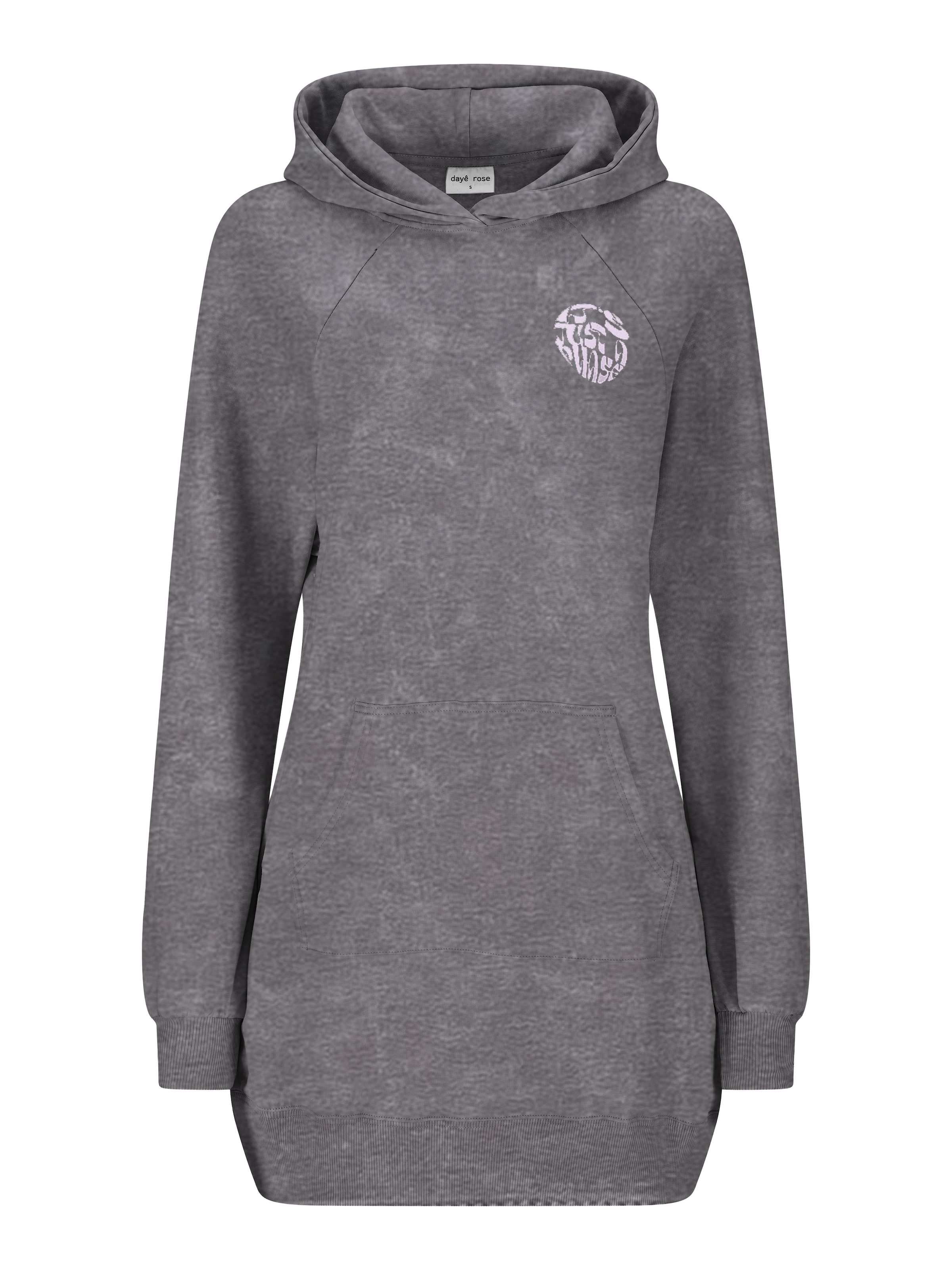 dayê rose Oversized Sweater 'It's Just A Phase' in Grey: front